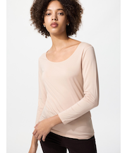 ヒートテックUネックT/8分袖