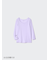 ヒートテックUネックTシャツ/9分袖