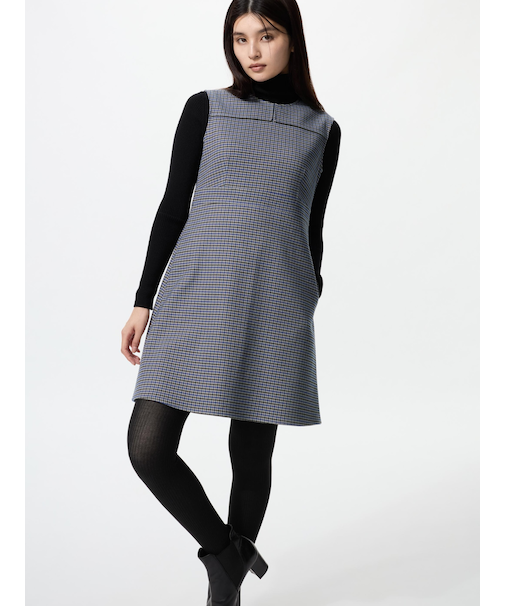 ヒートテックニットリブタイツ