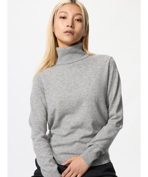 カシミヤタートルネックセーター｜ユニクロの通販｜&mall（アンド