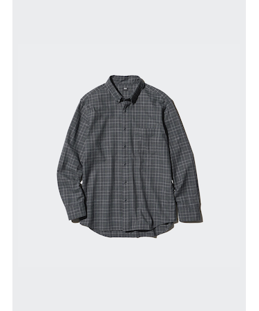 フランネルシャツ/チェック/ボタンダウン