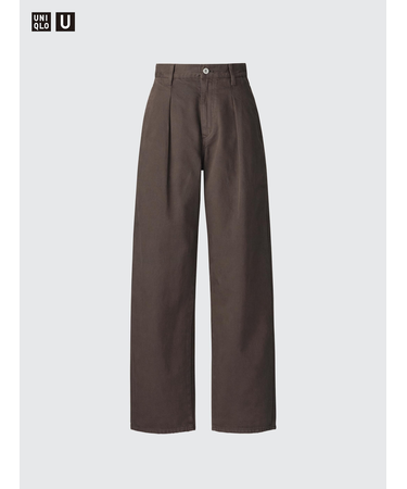 デニムタックパンツ