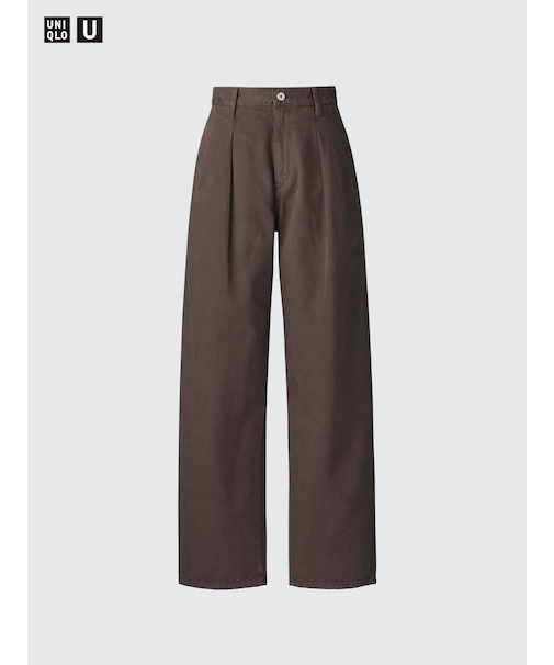 デニムタックパンツ