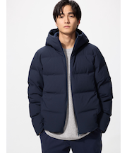 シームレスダウンパーカ
