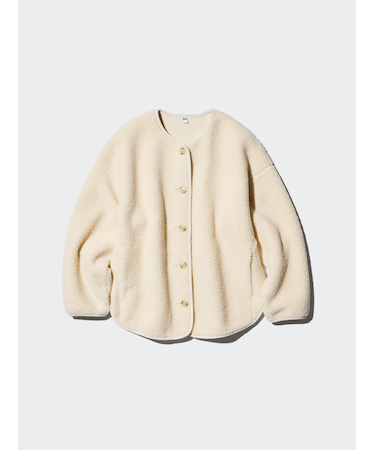 ボアフリースリラックスカーディガン