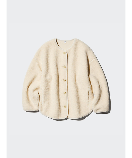 ボアフリースリラックスカーディガン