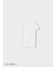 ヒートテックUネックTシャツ