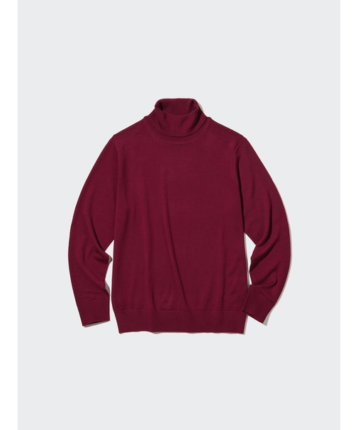 メリノタートルネックセーター