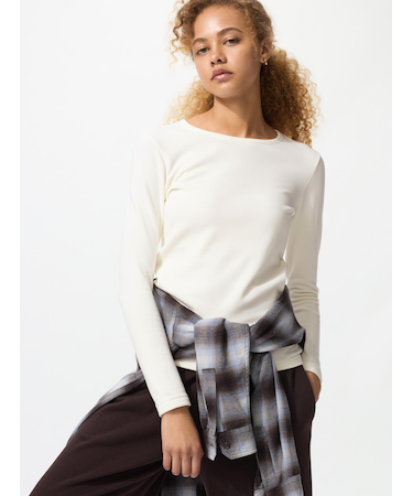 超極暖ヒートテッククルーネックT