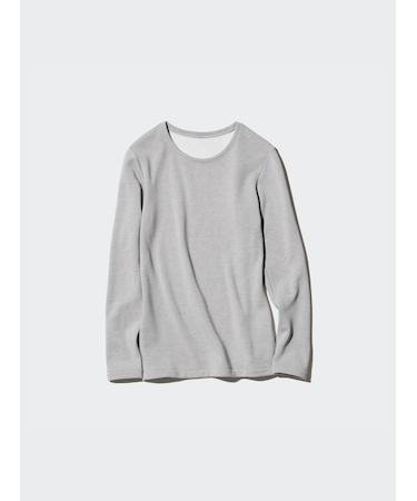 超極暖ヒートテッククルーネックT