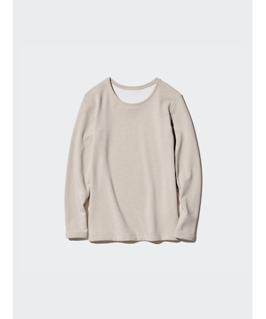 超極暖ヒートテッククルーネックT