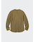 ワッフルヘンリーネックTシャツ（長袖）