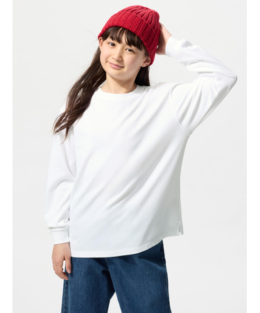 エアリズムコットンクルーネックTシャツ