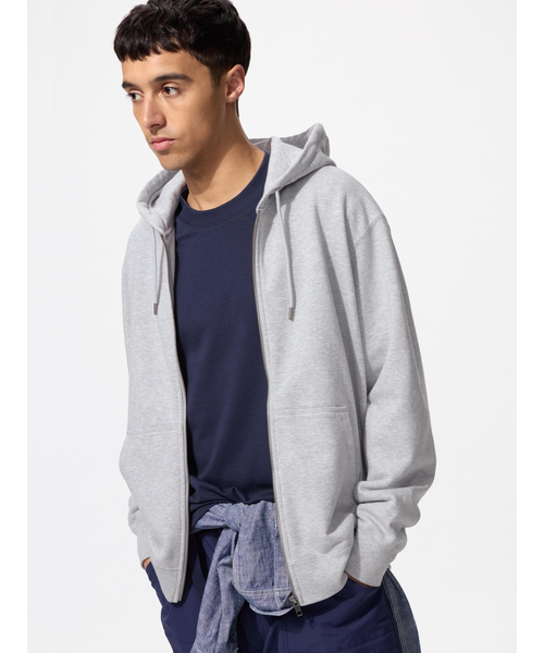 専用　 Mサイズ ユニクロ公式 | ドライスウェットフルジップパーカ（長袖）