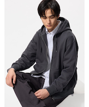 スウェットフルジップパーカ