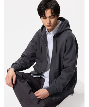 スウェットフルジップパーカ