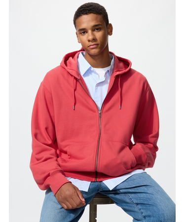 スウェットフルジップパーカ