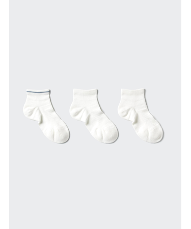 ショートソックス/3足組/パイルライン