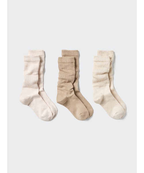 ルーズソックス/3足組｜ユニクロの通販｜&mall（アンドモール）三井