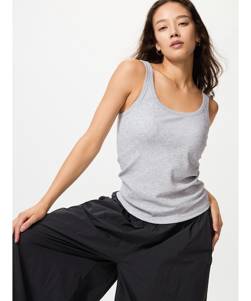 エアリズムコットンブラタンクトップ