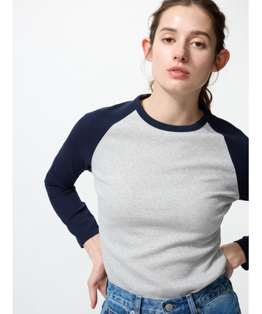 ソフトリブT/長袖/ラグラン