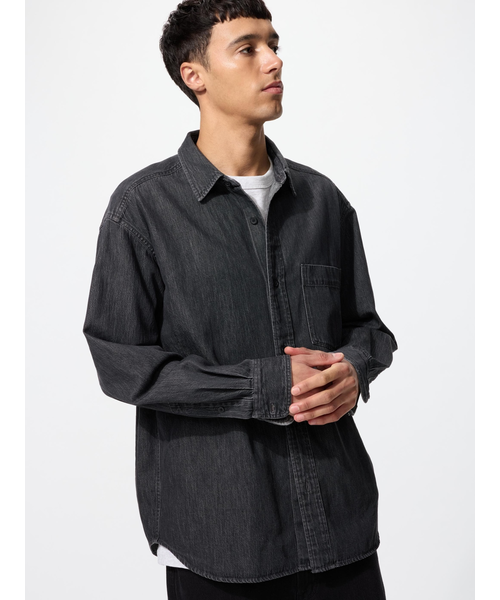 phigvel ブルオーバーシャツ　oldjoe デニム　パンツ ハンチ hunch テンセルデニム オーバーシャツ | レディース