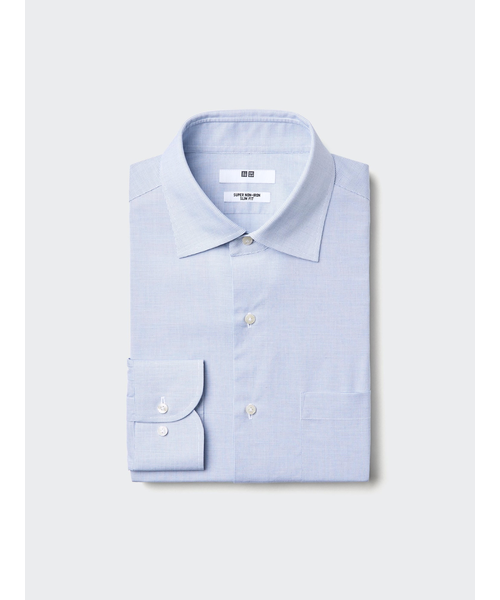 スーパーノンアイロンスリムシャツ/セミワイド/チェック｜ユニクロの