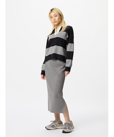 スムースコットンブレンドスカート