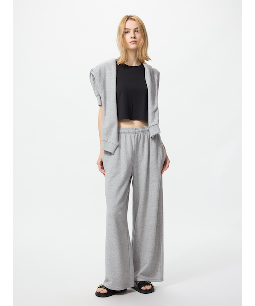 スウェットワイドパンツ