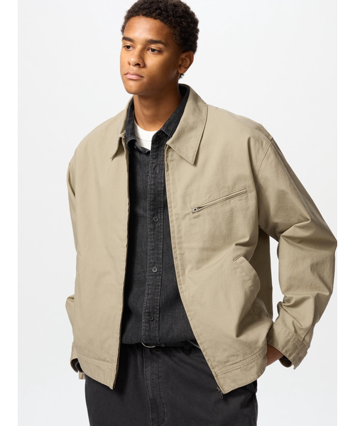 ジップアップブルゾン｜ユニクロの通販｜&mall（アンドモール）三井