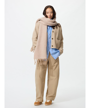 ジャージーバレルレッグパンツ