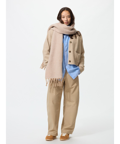 ジャージーバレルレッグパンツ