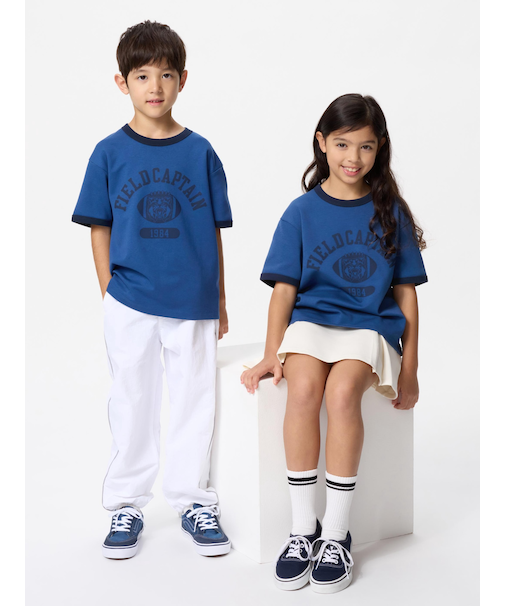 エアリズムコットングラフィッククルーネックTシャツ