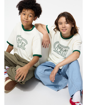 エアリズムコットングラフィッククルーネックTシャツ