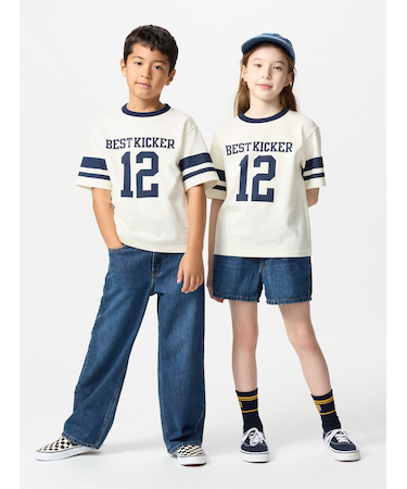 エアリズムコットングラフィッククルーネックTシャツ