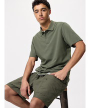 エアリズムコットンカノコポロシャツ