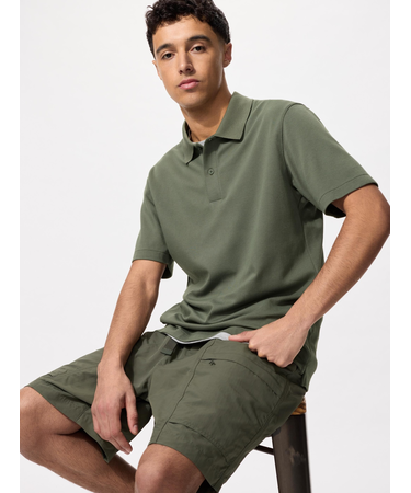 エアリズムコットンカノコポロシャツ