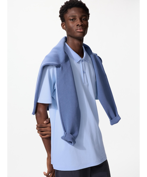 エアリズムコットンカノコポロシャツ