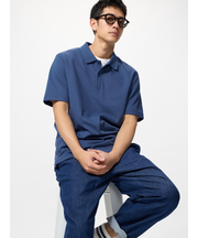 エアリズムコットンカノコポロシャツ