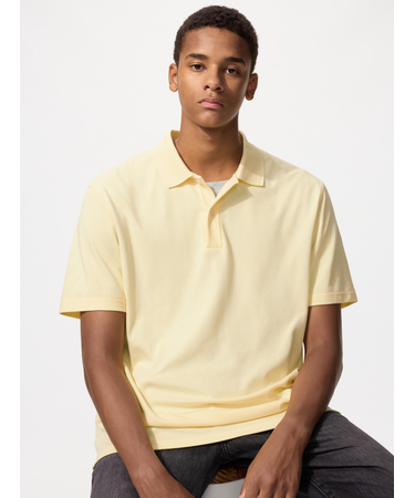 エアリズムコットンカノコポロシャツ