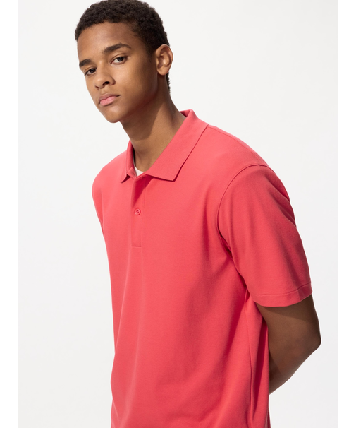 エアリズムコットンカノコポロシャツ