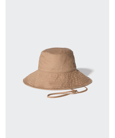 アジャスタブルUVカットワイドブリムハット