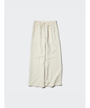 リネンブレンドイージーパンツ