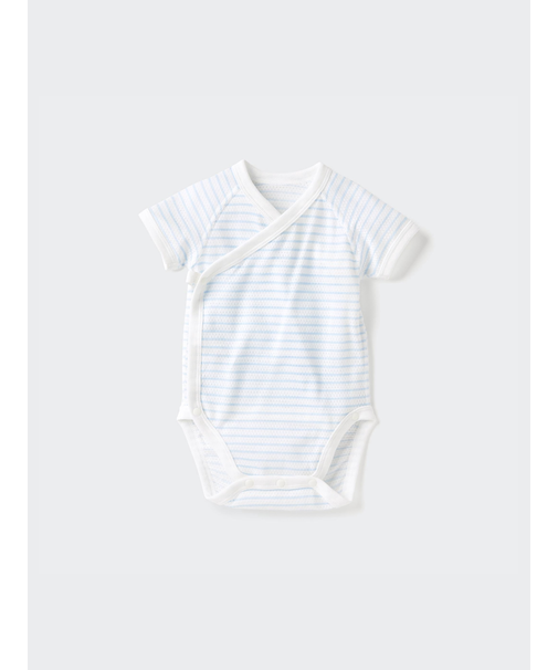 コットンメッシュインナーボディスーツ/前開き