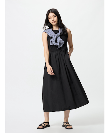 コンビネーションワンピース/ノースリーブ