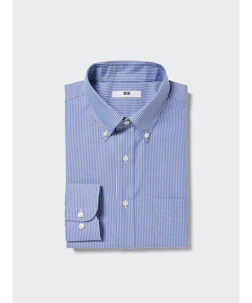 ファインクロスシャツ/柄/ボタンダウン