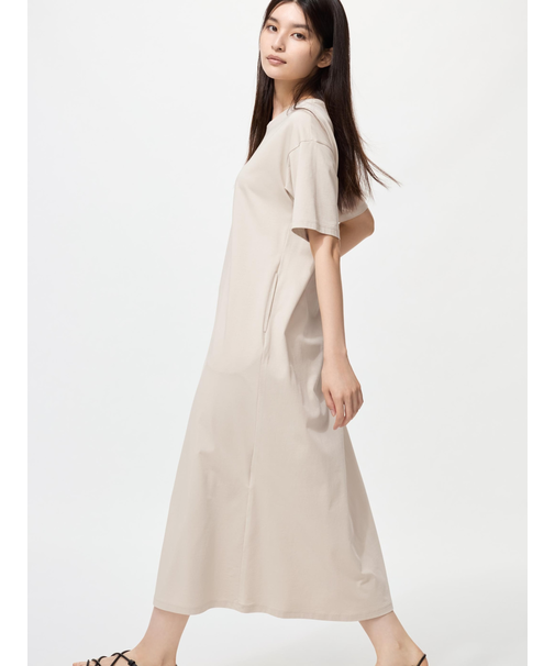エアリズムコットンTワンピース/半袖