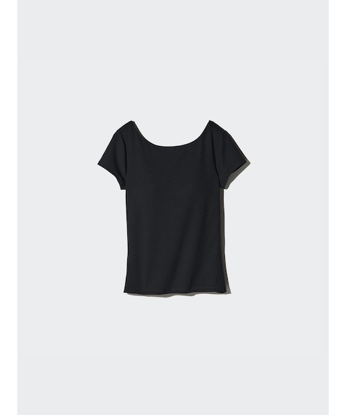 UNIQLOエアリズムコットンローバックブラTシャツ エアリズムコットンローバックブラTシャツ｜ユニクロの通販｜&mall