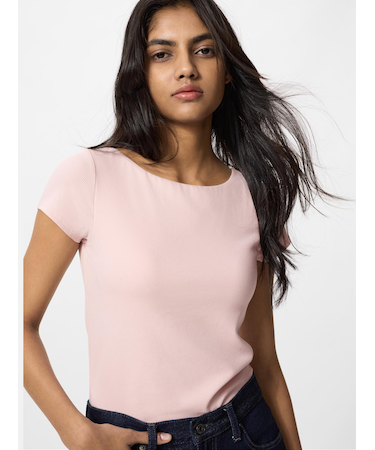 エアリズムコットンローバックブラTシャツ