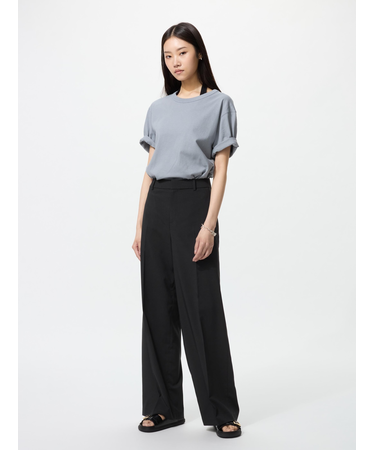 感動ワイドパンツ/丈長め